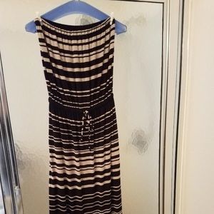 J Crew Strapless Maxi Dress